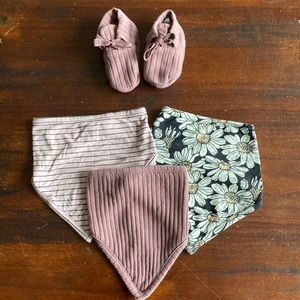 Kate Quinn Bibs and Booties